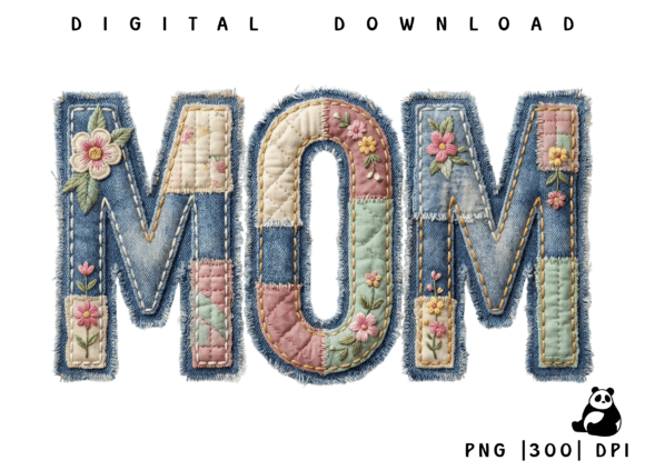 Download Mom Mother Patchwork PNG - Premium Resources