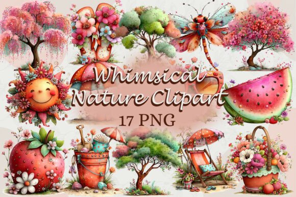 Download Whimsical Nature Clipart PNG - Nature Collection
