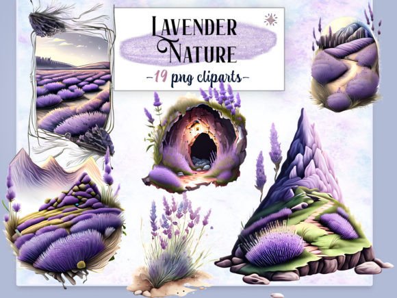 Download Lavender Nature Clipart Sublimation - Nature Collection