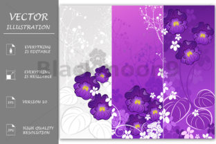 Download Banner with Violets - Violets Collection